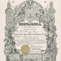 Diploma from Tobacco Exposition, 1888<br />
